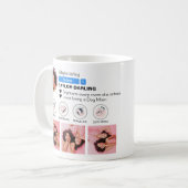 Instagram Social Media Profile Foto Grid Kaffeetasse (Vorderseite Links)