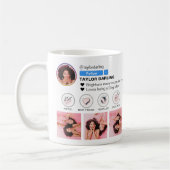 Instagram Social Media Profile Foto Grid Kaffeetasse (Links)