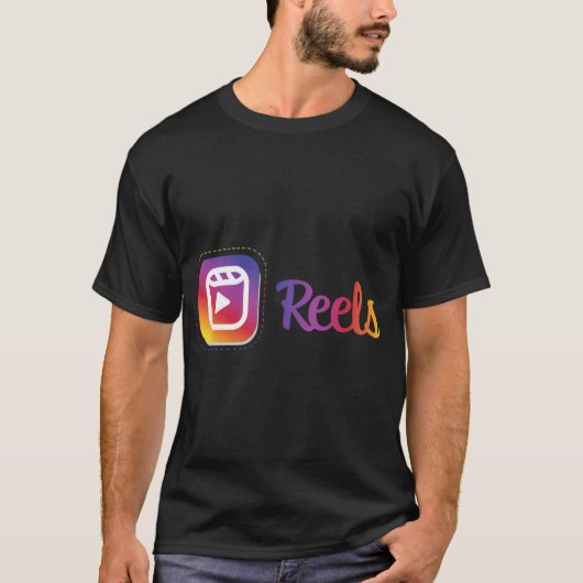 Instagram-Spulen retro retro T-Shirt (Vorderseite)