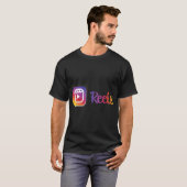 Instagram-Spulen retro retro T-Shirt (Vorne ganz)