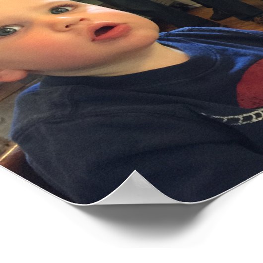 Instagram Square FotoCollage Poster (Ecke)