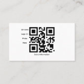 Instagram-Stil Visitenkarte (Rückseite)