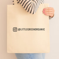 Instagram Tote Bag | Ihr Instagram Name-Paket