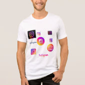 Instagram Tri-Blend Shirt (Vorderseite)