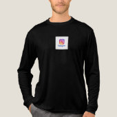 Instagram Tri-Blend Shirt (Vorderseite)