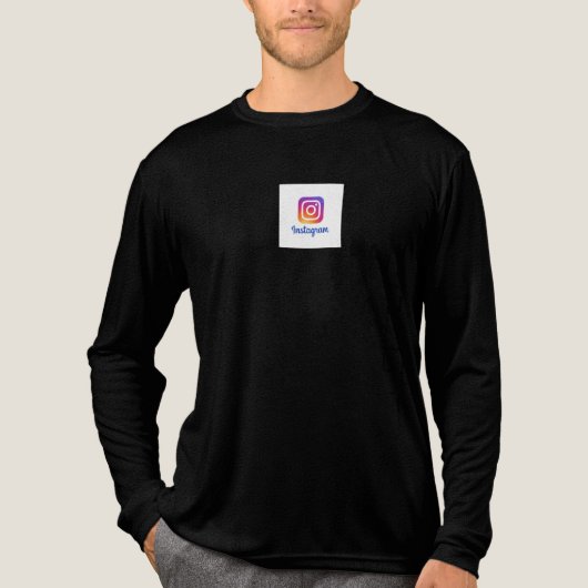 Instagram Tri-Blend Shirt (Vorderseite)