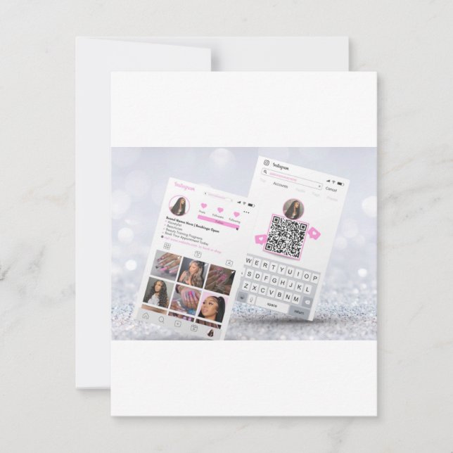 Instagram-Visitenkarte (Vorderseite)