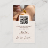 Instagram-Visitenkarte Visitenkarte (Rückseite)