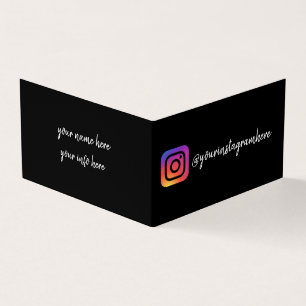 Instagram Visitenkarten