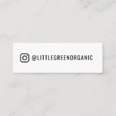 Instagram-Visitenkarten | Ihr Instagram Mini Visitenkarte (Vorderseite)