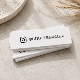 Instagram-Visitenkarten | Ihr Instagram Mini Visitenkarte