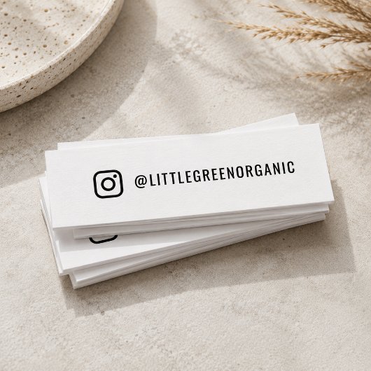 Instagram-Visitenkarten | Ihr Instagram Mini Visitenkarte
