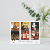 Instagram Weihnachten Foto Postkarten (Stehend Vorderseite)