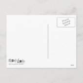 Instagram Weihnachten Foto Postkarten (Rückseite)
