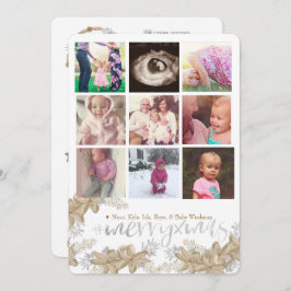 Instagram Weihnachtskarten mit Jahr im Überblick Einladung