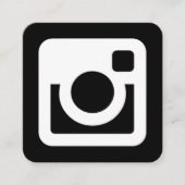 Instagram-Werbung Quadratische Visitenkarte (Vorderseite)