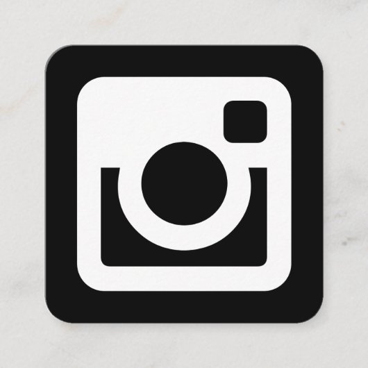 Instagram-Werbung Quadratische Visitenkarte (Vorderseite)