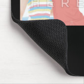 Instagram zwei Foto personalisiertes Mousepad (Ecke)