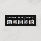 Instagramentvernetzung Mini Visitenkarte (Rückseite)
