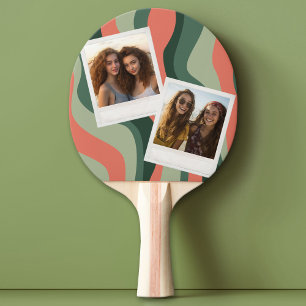 Instagramm 2 FotoCollage - Bio Boho-Kurven Tischtennis Schläger