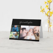 Instagramm 3 Foto neue Babyankunft Karte (Gelbe Blume)