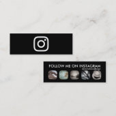 Instagramm-Anhänger Mini Visitenkarte (Vorne/Hinten)