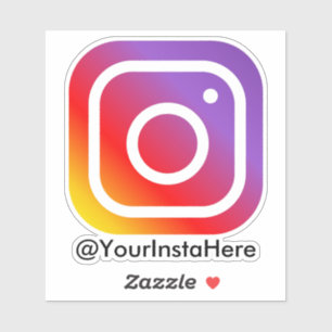 Instagramm Business Social Media modern minimal Aufkleber