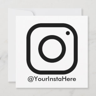 Instagramm Business Social Media modern minimal Einladung