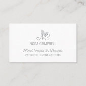 Instagramm der Hübschen Schmetterlingsmonografie Visitenkarte (Rückseite)