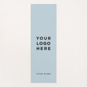 Instagramm des benutzerdefinierten Blue-Business-L Yogamatte (Vorderseite)