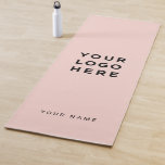 Instagramm des benutzerdefinierten rosa Firmenlogo Yogamatte<br><div class="desc">Benutzerdefiniertes Logo rot Rosa Name Company Promotional Yoga Mat mit einer einfachen und modernen Vorlage mit Ihrem Geschäftslogo,  Foto oder Bild und jedem personalisierten Text. Geben Sie Ihren Namen,  Ihre Website oder Ihre soziale Netzwerkadresse ein.</div>