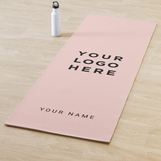 Instagramm des benutzerdefinierten rosa Firmenlogo Yogamatte (Beispiel)