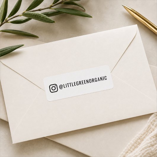 Instagramm-Etikett | Ihr Instagram-Name-Aufkleber