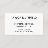 Instagramm Facebook Twitter Visitenkarte (Rückseite)