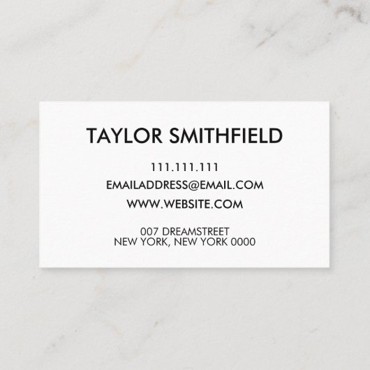 Instagramm Facebook Twitter Visitenkarte (Rückseite)