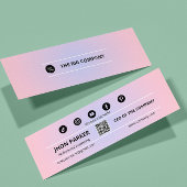 Instagramm folgen QR Code Holografischer Gradient