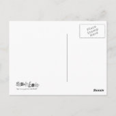 instagramm Foto inspirierend Postkarte (Rückseite)