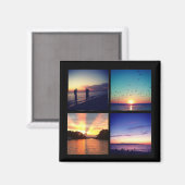 Instagramm-Foto-Magnet Magnet (Vorderseite/Rückseite)