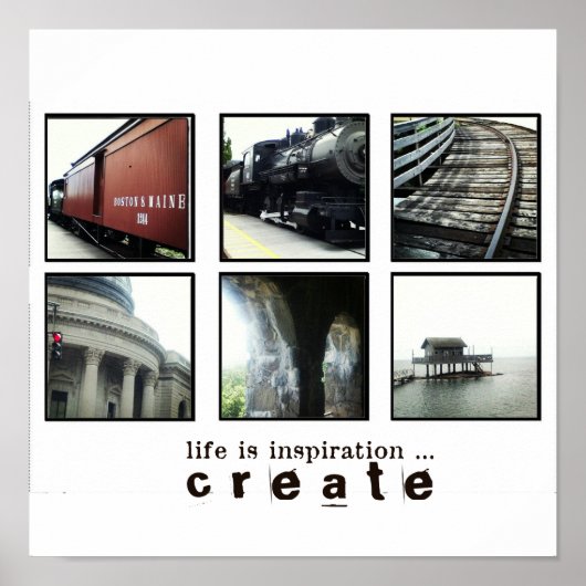 Instagramm-Foto-Poster Poster (Vorne)