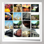 Instagramm-Foto-Poster Poster (Vorne)