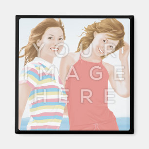 Instagramm Foto Square Image Magnet