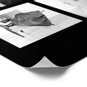 Instagramm-FotoCollage 9 Fotos mit benutzerdefinie Poster (Ecke)
