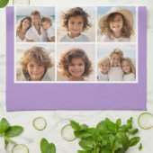 Instagramm-FotoCollage Benutzerdefiniertes Monogra Handtuch (Gefaltet)