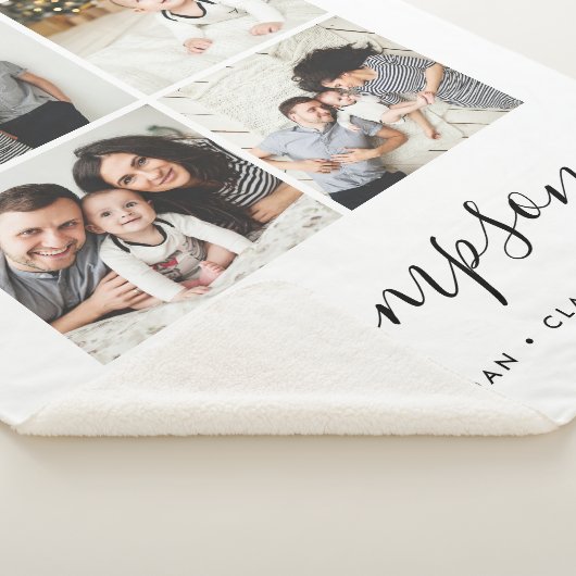 Instagramm-FotoCollage der modernen Familie Sherpadecke (3/4)