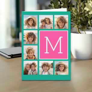 Instagramm für aquamarin- und Hot-Pink-8-Fotocolla