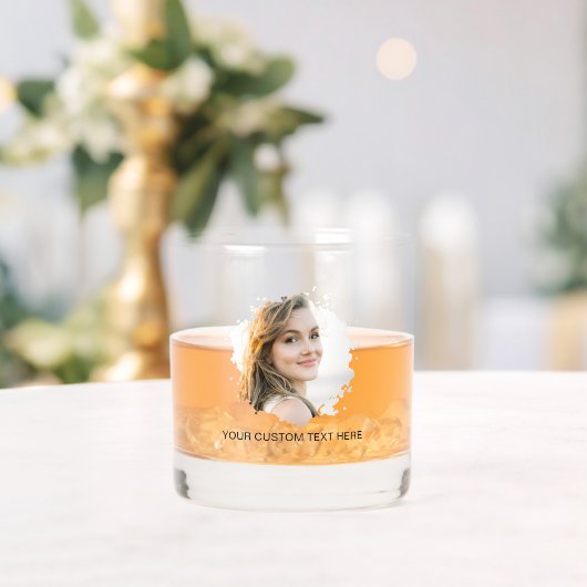 Instagramm für benutzerdefinierte Foto Whiskyglas (Insitu (Hochzeit))