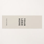 Instagramm für kundenspezifische Beige-Firmenlogos Yogamatte (Vorderseite (Horizontal))