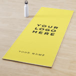 Instagramm für kundenspezifische gelbe Firmenlogos Yogamatte<br><div class="desc">Benutzerdefinierte Logo-neutrale gelbe Name Unternehmen Werbe-Yoga-Mat mit einer einfachen und modernen Vorlage mit Ihrem Geschäftslogo,  Foto oder Bild und jedem personalisierten Text. Geben Sie Ihren Namen,  Ihre Website oder Ihre soziale Netzwerkadresse ein.</div>