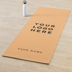 Instagramm für kundenspezifische Orange-Firmenlog Yogamatte