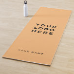 Instagramm für kundenspezifische Orange-Firmenlogo Yogamatte<br><div class="desc">Benutzerdefinierte Logo-Mandarine orange Name Unternehmen Promotional Yoga Mat mit einer einfachen und modernen Vorlage mit Ihrem Geschäftslogo,  Foto oder Bild und jedem personalisierten Text. Fügen Sie Ihren Namen,  Ihre Website oder Ihre soziale Netzwerkadresse hinzu und erstellen Sie Ihre eigene Yoga-Fitnessmatte.</div>